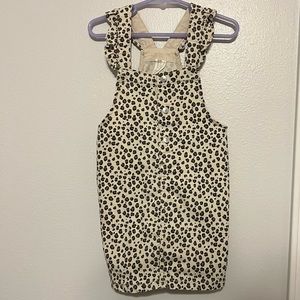 H&M LEOPARD OVERALL DRESS